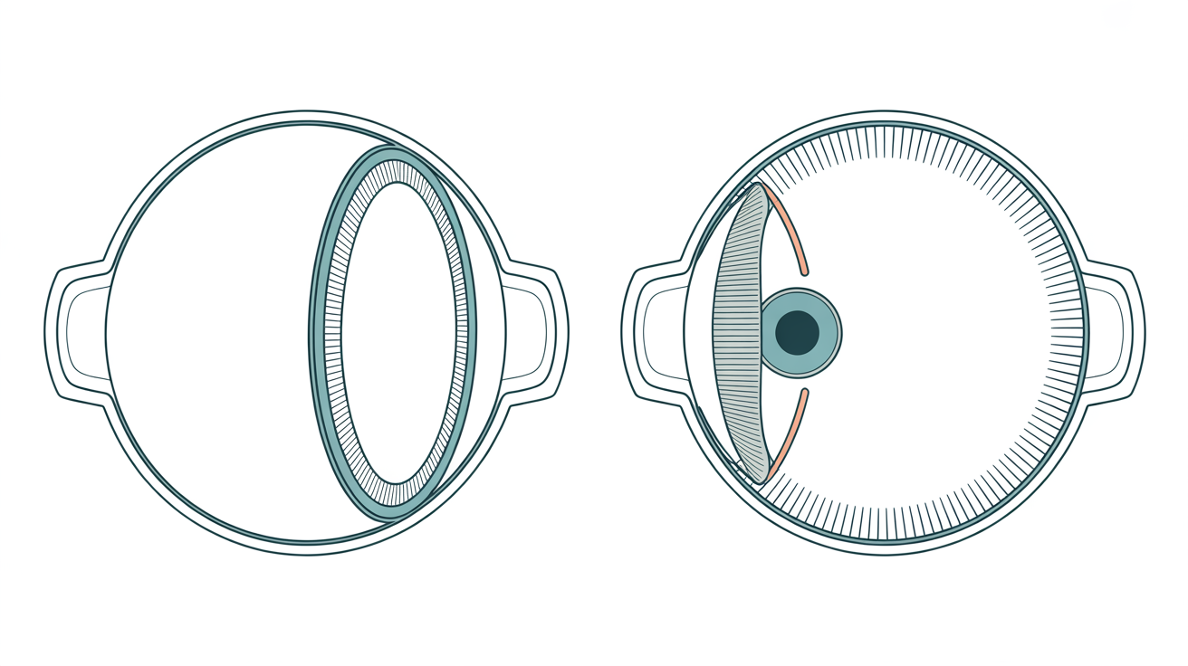 Contact-lens toric on the cornea versus an intraocular lens implant. Barrett toric is an IOL formula and out of scope. This page is a contact-lens toric tool, not a Barrett IOL calculator.